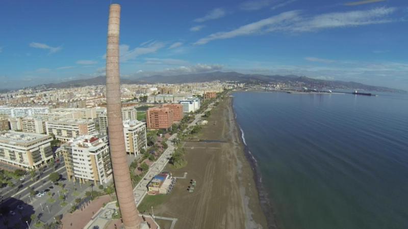 Apartamento Huelin, A 5 Minutos A Pie De La Playa Málaga Esterno foto